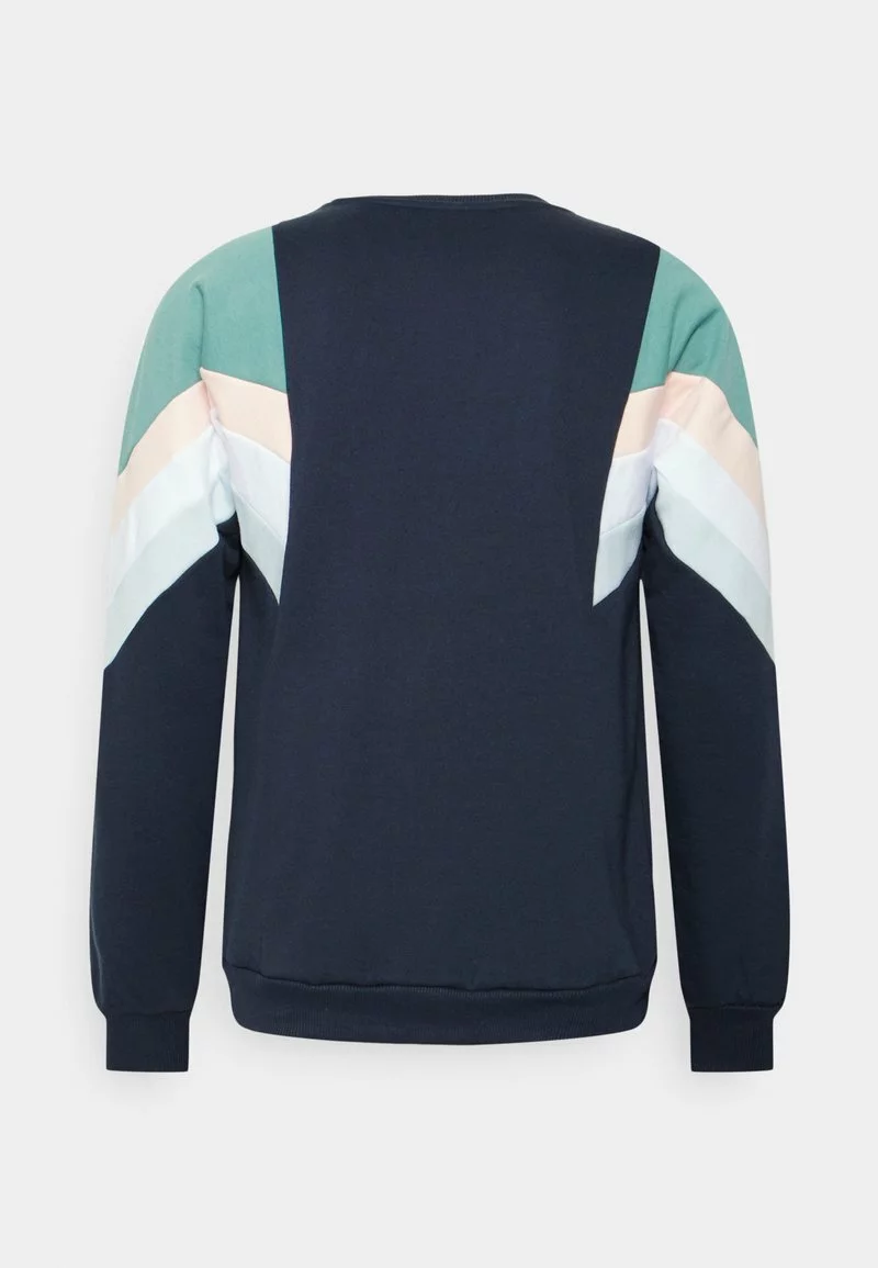 Kaotiko CREW SEATTLE UNISEX - Sweatshirt - Navy/basil/pink 4 Kaotiko CREW SEATTLE UNISEX - Sweatshirt - Navy/basil/pink – Bild 2