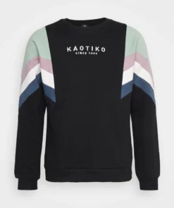 Kaotiko CREW SEATTLE - Sweatshirt - Black/fresh Green - Herren 12 Kaotiko CREW SEATTLE - Sweatshirt - Black/fresh Green - Herren -Kaotiko || Fire & Glory Populaire Magasin ae4466a1c300403d87882ca74fa95020