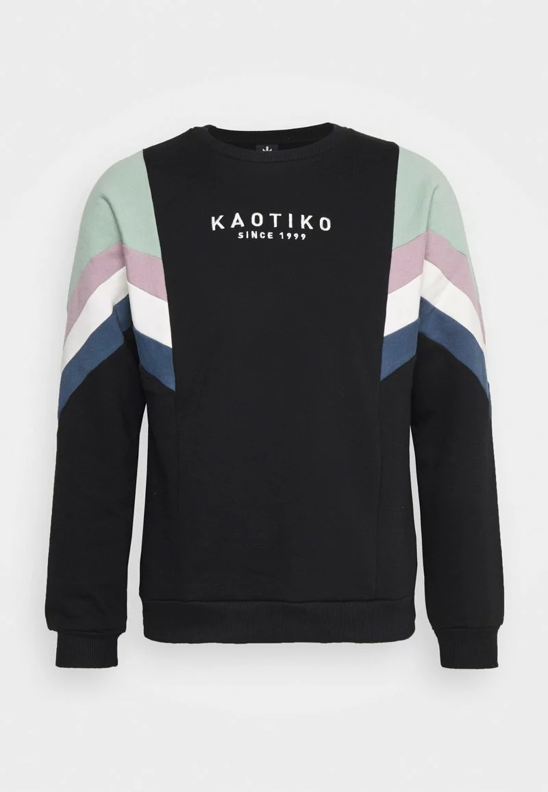 Kaotiko CREW SEATTLE - Sweatshirt - Black/fresh Green - Herren 7 Kaotiko CREW SEATTLE - Sweatshirt - Black/fresh Green - Herren – Bild 5