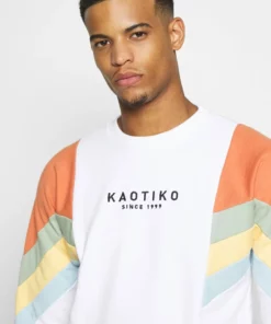 Kaotiko UNISEX CREW SEATTLE - Sweatshirt - White -Kaotiko || Fire & Glory Populaire Magasin af7d04433c7f43baa5d8dc357f4f821b