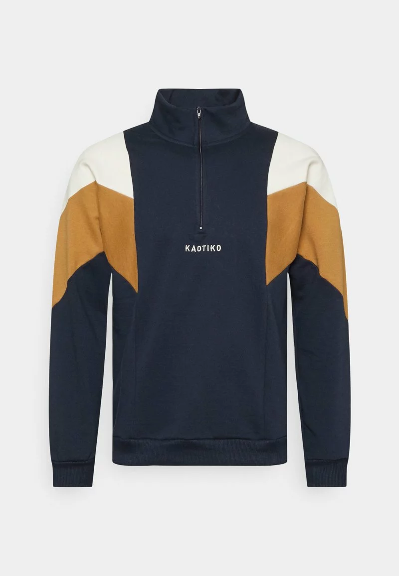 Kaotiko CREW BRENDAN UNISEX - Sweatshirt - Navy/ivory/avellana 3 Kaotiko CREW BRENDAN UNISEX - Sweatshirt - Navy/ivory/avellana