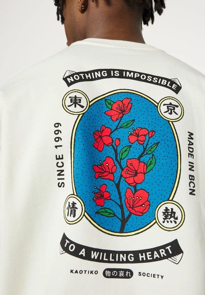 Kaotiko - Herren CREW WILLING HEART - Sweatshirt - Ivory 8 Kaotiko - Herren CREW WILLING HEART - Sweatshirt - Ivory – Bild 6