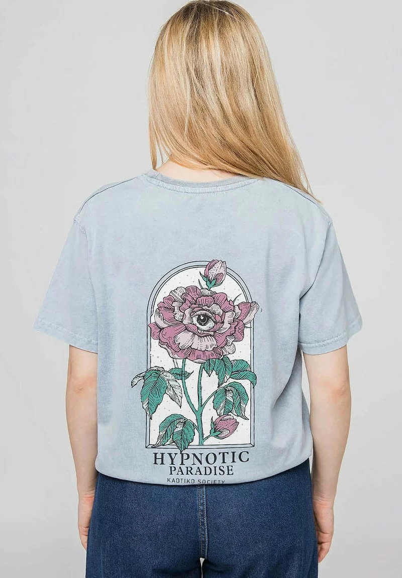 Kaotiko T-Shirt Print - Grau - Unisex 4 Kaotiko T-Shirt Print - Grau - Unisex – Bild 2