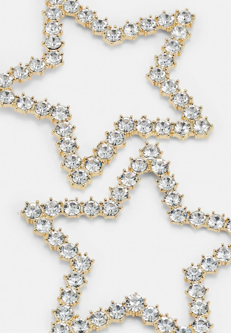 Fire & Glory - Damen EVELIN EARRINGS - Ohrringe - Gold-coloured/clear 5 Fire & Glory - Damen EVELIN EARRINGS - Ohrringe - Gold-coloured/clear – Bild 3