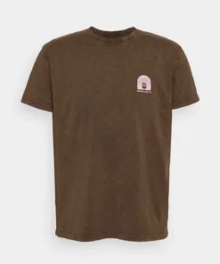 Kaotiko WASHED DREAM UNISEX - T-Shirt Print - Brown
