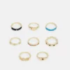 Fire & Glory - Damen ANETTE 8 PACK - Ring - Gold-coloured -Kaotiko || Fire & Glory Populaire Magasin b3de21ffeefe4dd3b8891087321a15f7