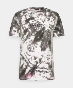 Kaotiko TIE DYE - T-Shirt Print - Black/white - Herren