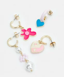 Fire & Glory - Damen CELINA EARRINGS 4 PACK - Ohrringe - Gold-coloured -Kaotiko || Fire & Glory Populaire Magasin b5af4ed6893d47758d7fade97a559c49