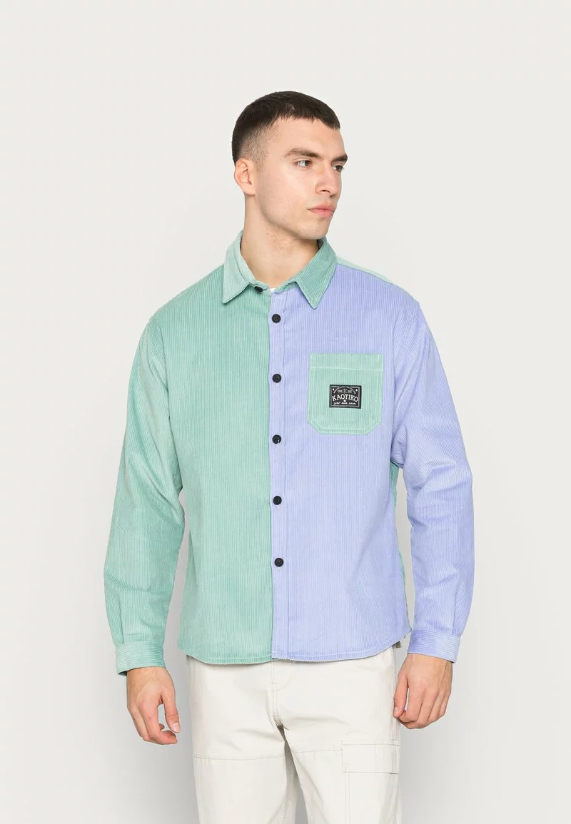Kaotiko CAM PANA VALLEY - Hemd - Green/ Lila Pastel - Unisex 3 Kaotiko CAM PANA VALLEY - Hemd - Green/ Lila Pastel - Unisex