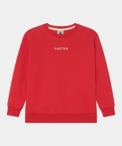 Kaotiko CREW BASIC UNISEX - Sweatshirt - Red