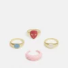 Fire & Glory - Damen FGOLINE 4 PACK RINGS - Ring - Gold-coloured/multi-coloured -Kaotiko || Fire & Glory Populaire Magasin b991e2aca5284b239654a0c7b18f93a5