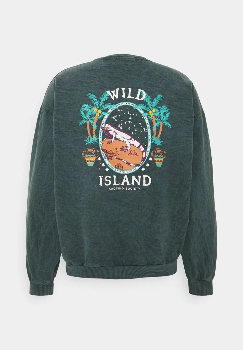 Kaotiko CREW TIE DYE WILD ISLAND - Sweatshirt - Mucha Arena Verde Bosque - Unisex 4 Kaotiko CREW TIE DYE WILD ISLAND - Sweatshirt - Mucha Arena Verde Bosque - Unisex – Bild 2