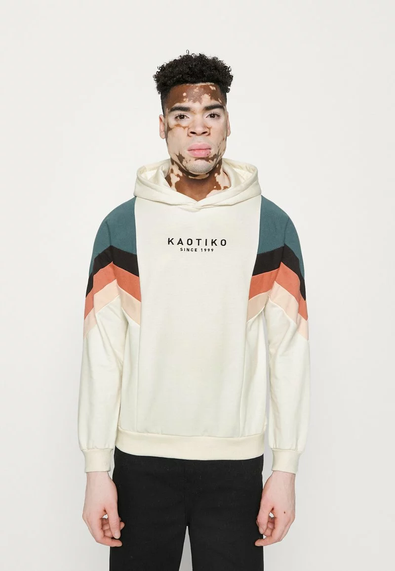 Kaotiko SUD CAP EWAN - Sweatshirt - Marfil/green - Herren 3 Kaotiko SUD CAP EWAN - Sweatshirt - Marfil/green - Herren