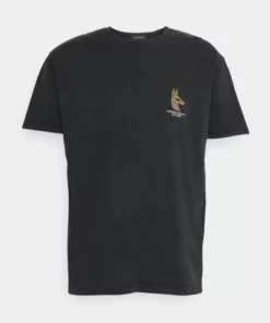 Kaotiko - Unisex WASHED PHARAOH - T-Shirt Print - Black