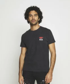 Kaotiko LIPS UNISEX - T-Shirt Print - Dark Grey -Kaotiko || Fire & Glory Populaire Magasin ba9e8fc55c224656ab63fac60917ee08