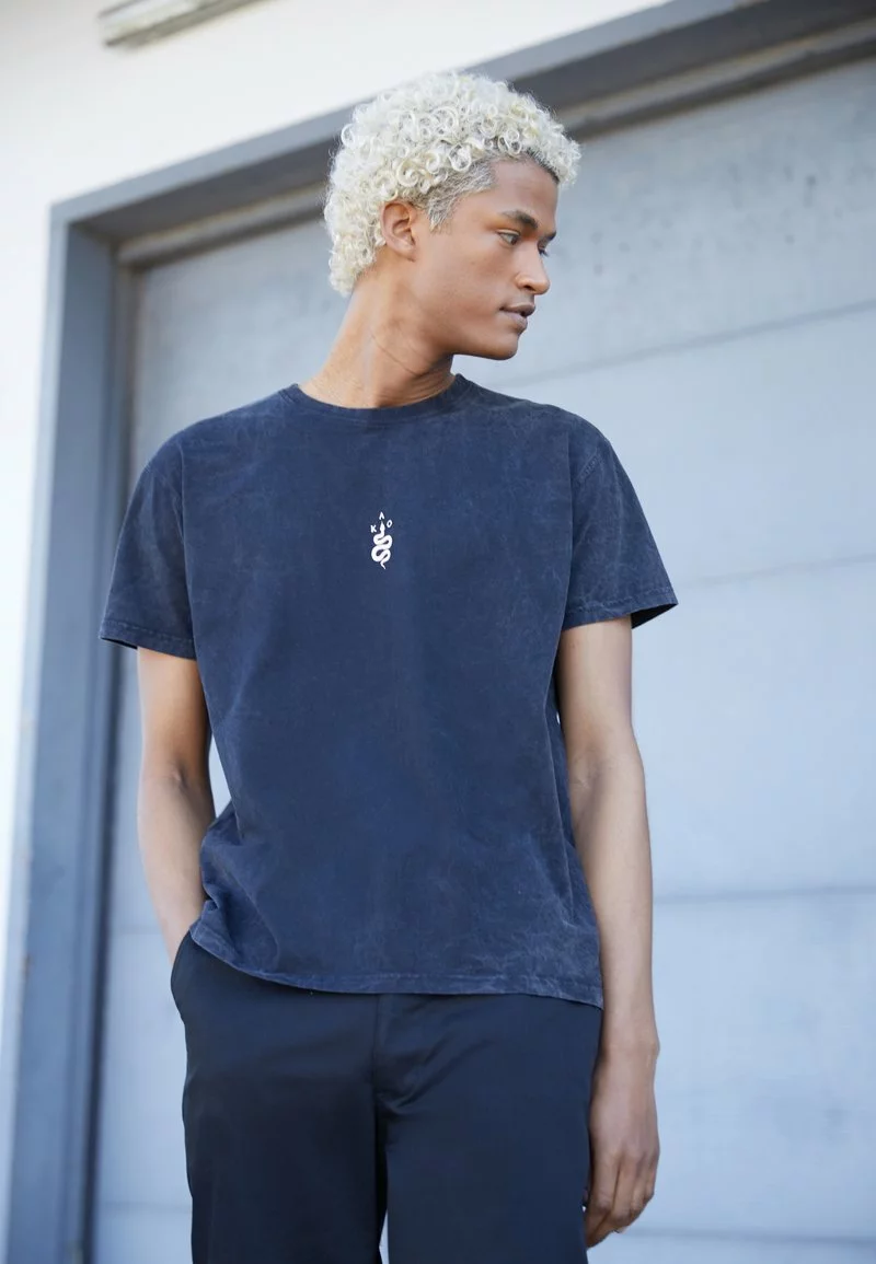 Kaotiko WASHED PALM VIBES UNISEX - T-Shirt Print - Black 3 Kaotiko WASHED PALM VIBES UNISEX - T-Shirt Print - Black