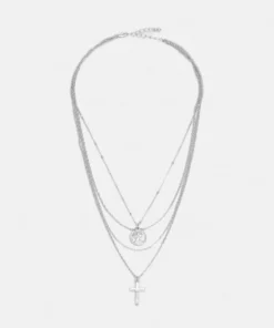 Fire & Glory BELLI COMBI NECKLACE - Halskette - Silver-coloured - Damen -Kaotiko || Fire & Glory Populaire Magasin bd6676b3239846e8975177bc07313c05