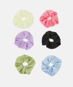 Fire & Glory - Damen SCRUNCHIE 6 PACK - Haar-Styling-Accessoires - Multi