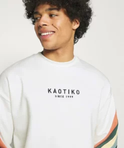 Kaotiko CREW WALKER UNISEX - Sweatshirt - White -Kaotiko || Fire & Glory Populaire Magasin c009461bdceb43939c1fa998bd0a8a13
