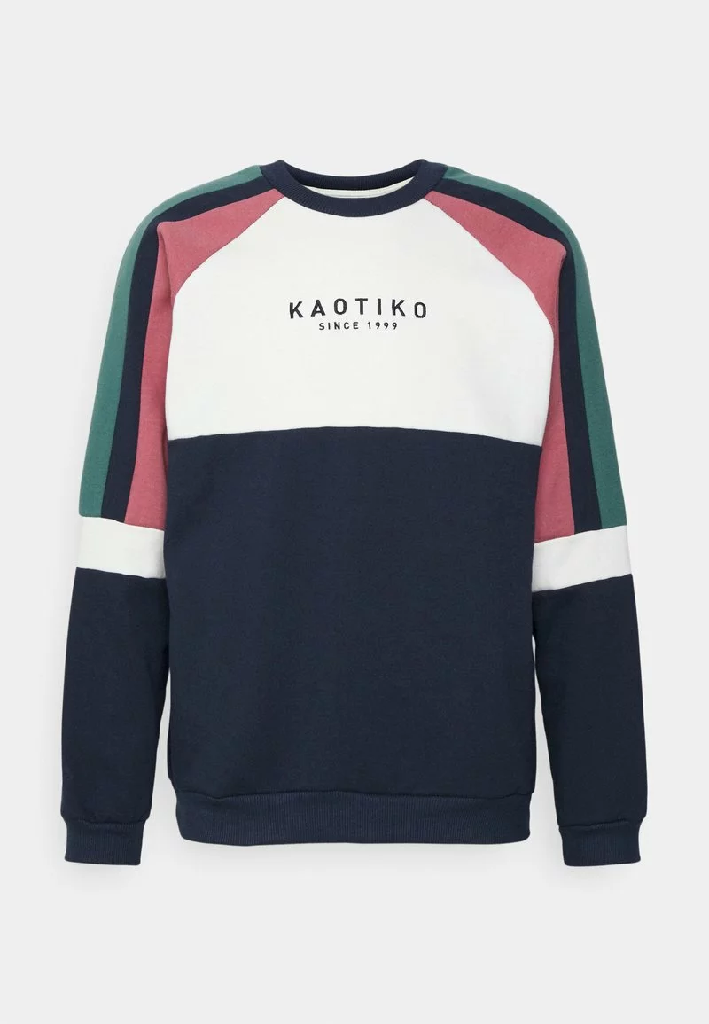 Kaotiko CREW DENVER - Sweatshirt - Navy/marfil/heura/burgundy - Herren 6 Kaotiko CREW DENVER - Sweatshirt - Navy/marfil/heura/burgundy - Herren – Bild 4