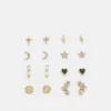 Fire & Glory EARSTUD 8 PACK - Ohrringe - Gold-coloured - Damen -Kaotiko || Fire & Glory Populaire Magasin c0be20090adc49839e209c7c40ccd6c1
