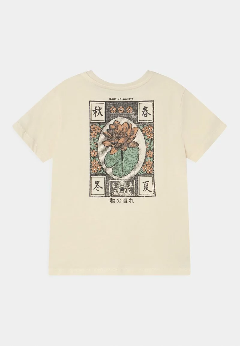 Kaotiko LOTUS UNISEX - T-Shirt Print - Marfil 4 Kaotiko LOTUS UNISEX - T-Shirt Print - Marfil – Bild 2