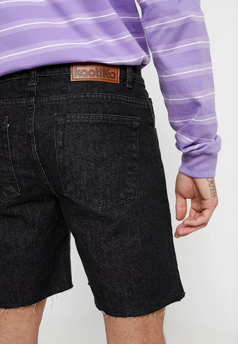 Kaotiko Jeans Shorts - Black - Herren 8 Kaotiko Jeans Shorts - Black - Herren – Bild 6