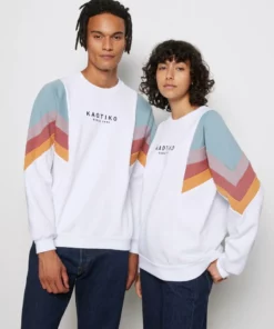 Kaotiko UNISEX CREW SEATTLE - Sweatshirt - Blanco