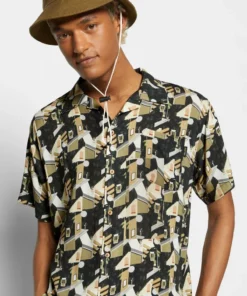 Kaotiko CAMISA BLOCKS UNISEX - Hemdbluse - Black -Kaotiko || Fire & Glory Populaire Magasin c5d50564b1934f5a9b66c99dac76b96e