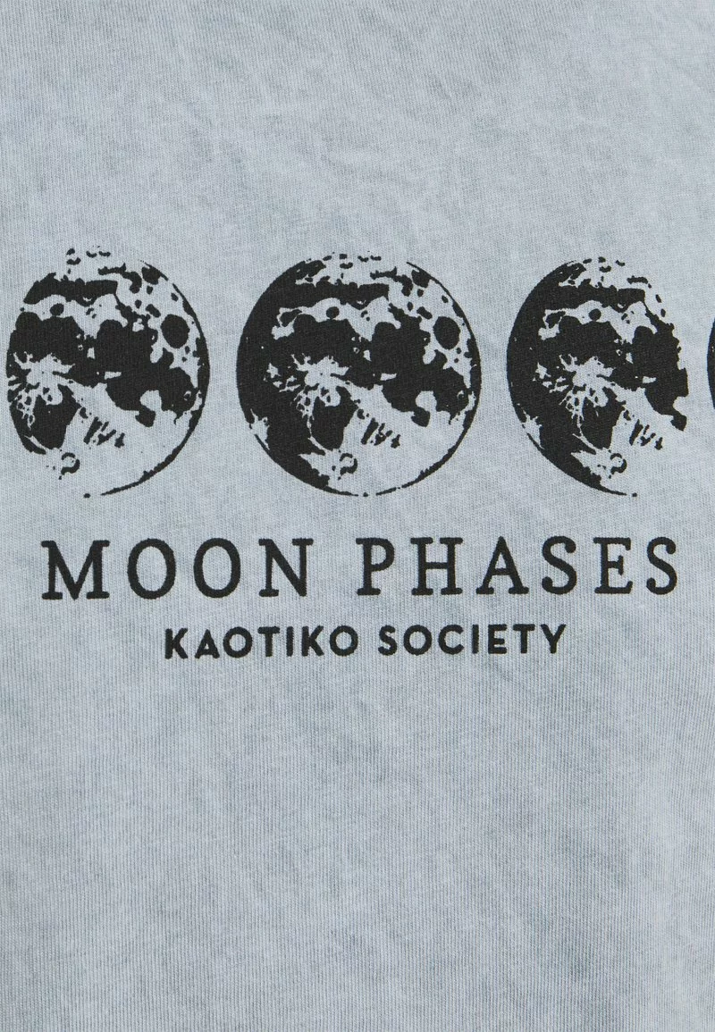 Kaotiko - Herren WASHED MOON PHASES - T-Shirt Print - Acero 5 Kaotiko - Herren WASHED MOON PHASES - T-Shirt Print - Acero – Bild 3