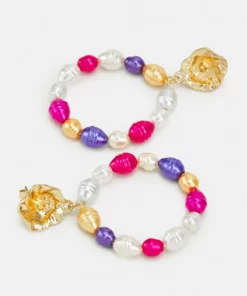 Fire & Glory KABRINA EARRINGS - Ohrringe - Gold-coloured/multi - Damen -Kaotiko || Fire & Glory Populaire Magasin c79b4edf7d154ec48eafa4ccd9dc76ab