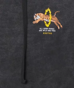 Kaotiko SUD CAP FIRE TIGER UNISEX - Sweatshirt - Black -Kaotiko || Fire & Glory Populaire Magasin c8dbf9f07d9f412bb4457bc38993aff4