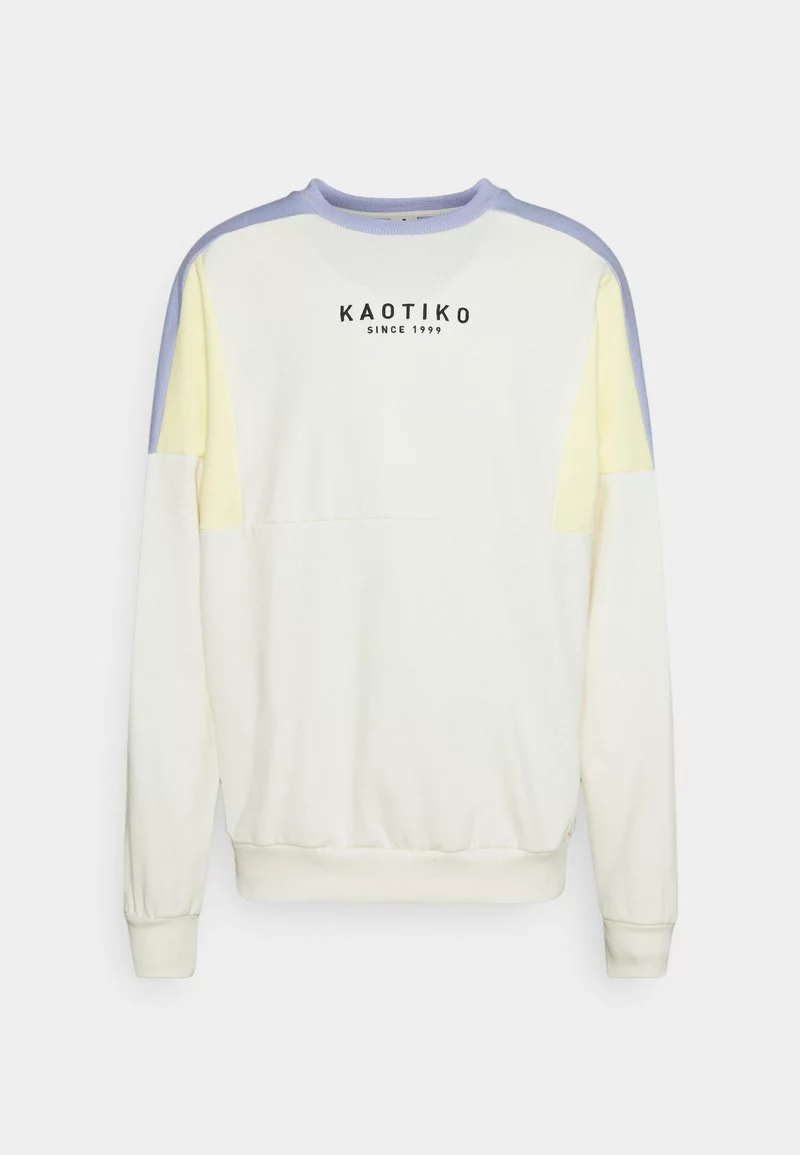 Kaotiko CREW SPIKE UNISEX - Sweatshirt - Ivory/yellow/grape/ - Herren 2 Kaotiko CREW SPIKE UNISEX - Sweatshirt - Ivory/yellow/grape/ - Herren