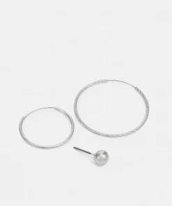 Fire & Glory HADDY EARRINGS 9 PACK - Ohrringe - Silver-coloured - Damen -Kaotiko || Fire & Glory Populaire Magasin cb48b66f9de74adc9b80d59fc6972818