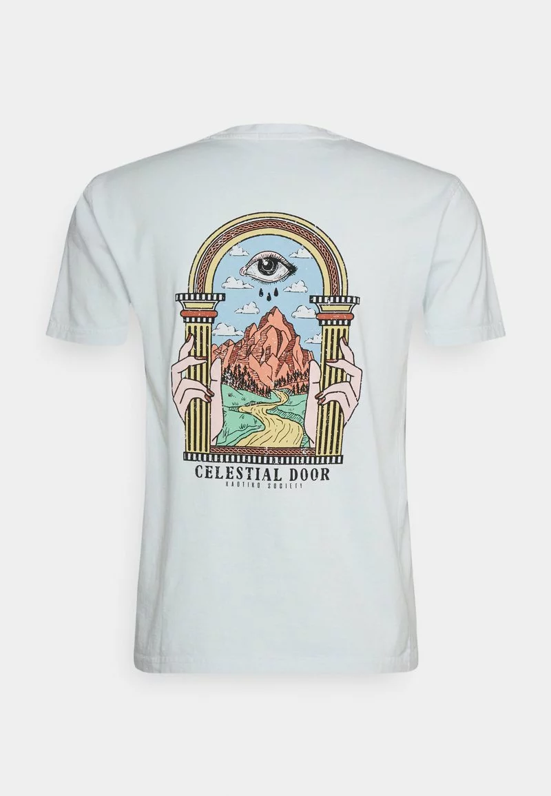 Kaotiko WASHED CELESTIAL DOOR UNISEX - T-Shirt Print - White 4 Kaotiko WASHED CELESTIAL DOOR UNISEX - T-Shirt Print - White – Bild 2