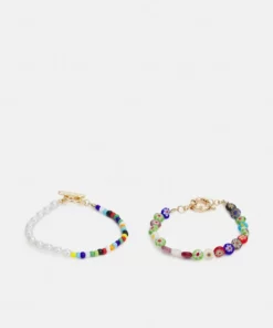 Fire & Glory LIZZO BRACELET 2 PACK - Armband - Gold-coloured/multi - Damen