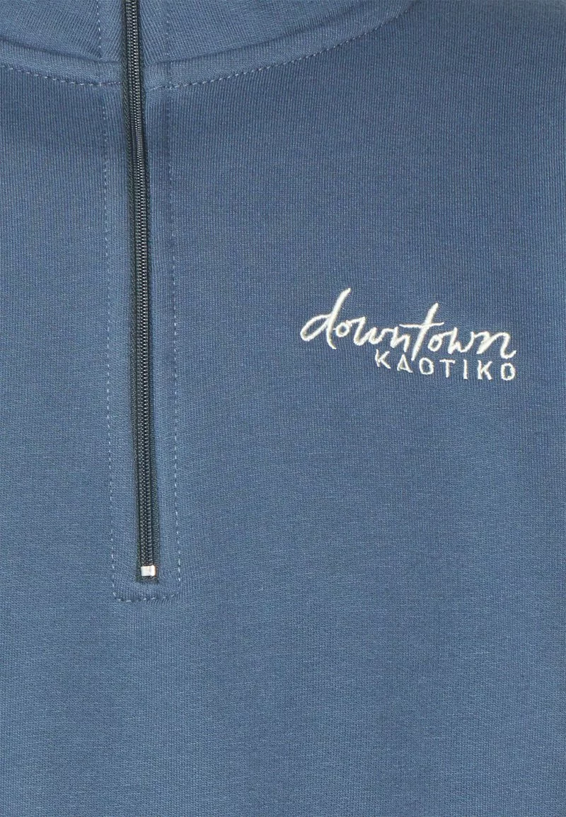 Kaotiko CREW JEAN BAHAMAS - Sweatjacke - Prusia/grey/beige - Unisex 5 Kaotiko CREW JEAN BAHAMAS - Sweatjacke - Prusia/grey/beige - Unisex – Bild 3