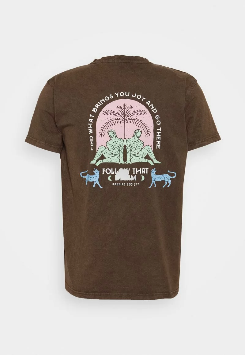 Kaotiko WASHED DREAM UNISEX - T-Shirt Print - Brown 4 Kaotiko WASHED DREAM UNISEX - T-Shirt Print - Brown – Bild 2