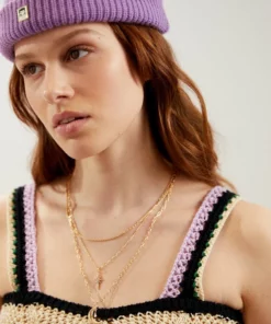 Fire & Glory FGSKYLAR COMBI NECKLACE - Halskette - Gold-coloured - Damen