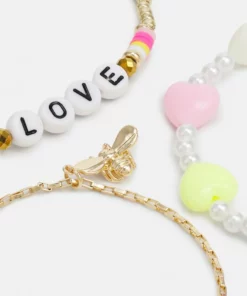 Fire & Glory - Damen FGBEE BRACELET 3 PACK - Armband - Gold-coloured/multi -Kaotiko || Fire & Glory Populaire Magasin d11a561b35704214a25f7b3063f237ec