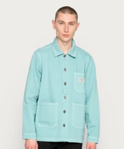 Kaotiko WORK JACKET - Jeansjacke - Aqua Green - Unisex