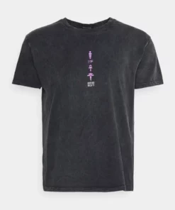 Kaotiko WASHED RUINS UNISEX - T-Shirt Print - Black