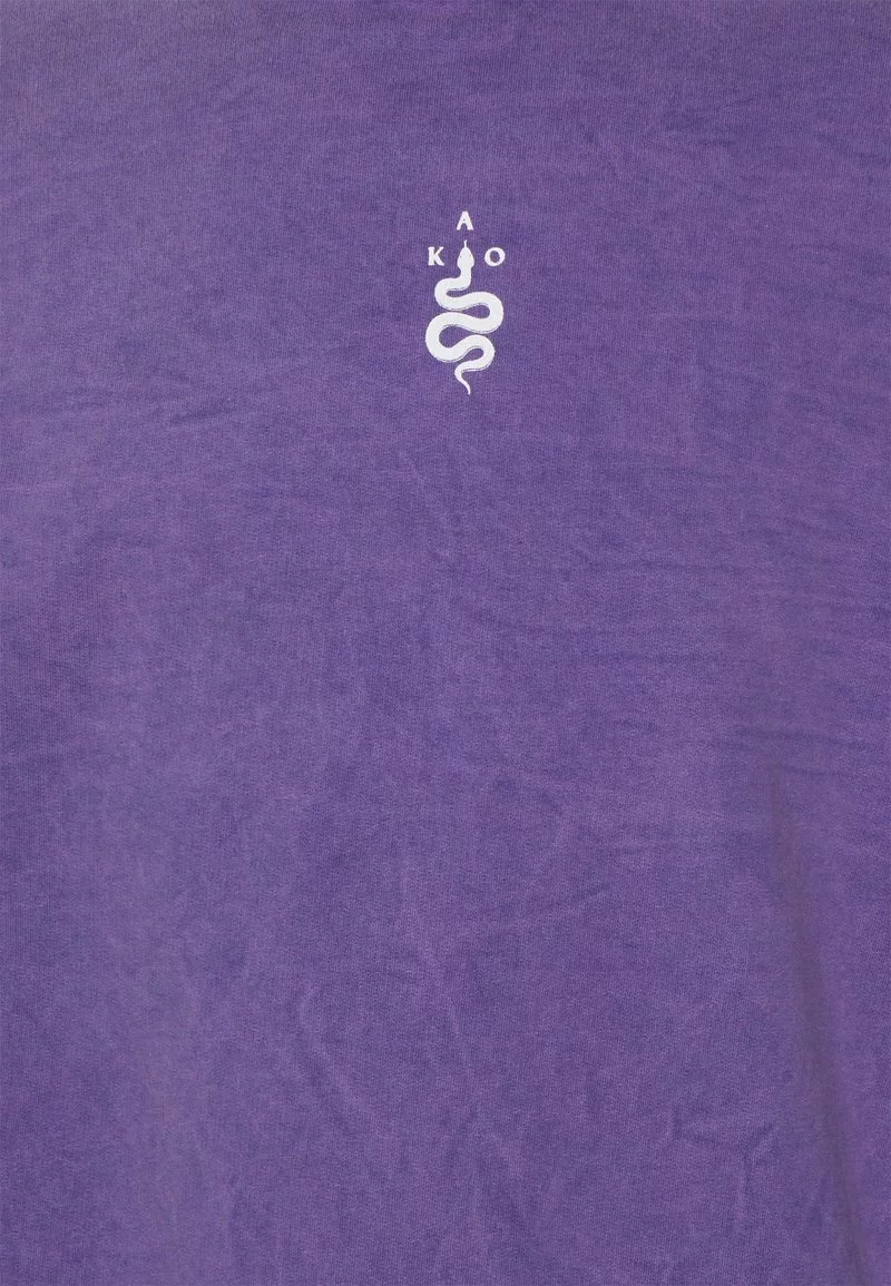 Kaotiko CREW PALM VIBES UNISEX - Sweatshirt - Dark Purple 5 Kaotiko CREW PALM VIBES UNISEX - Sweatshirt - Dark Purple – Bild 3