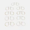 Fire & Glory - Damen RUNDI EARRINGS 9 PACK - Ohrringe - Gold-coloured -Kaotiko || Fire & Glory Populaire Magasin d7b779e4e6074d1e8035035ea608c2e4