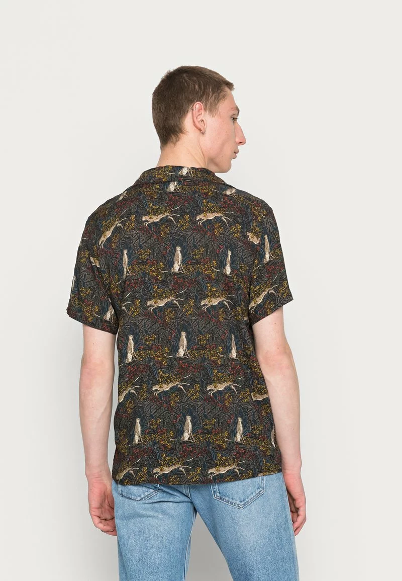 Kaotiko CAMISA CHEETAH UNISEX - Hemd - Navy 5 Kaotiko CAMISA CHEETAH UNISEX - Hemd - Navy – Bild 3