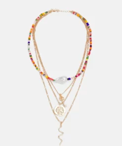 Fire & Glory COLA COMBI NECKLACE - Halskette - Gold-coloured - Damen