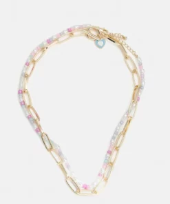 Fire & Glory - Damen JIKA COMBI NECKLACE 2 PACK - Halskette - Gold-coloured