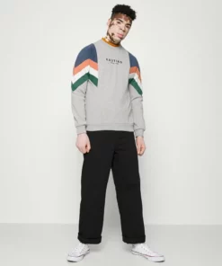 Kaotiko CREW SEATTLE - Sweatshirt - Grey Vigore/prusia Blue - Herren -Kaotiko || Fire & Glory Populaire Magasin db41377c6b294f909c0dab6d23de39c6