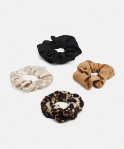Fire & Glory FGFINNA SCRUNCHIE 4 PACK - Haar-Styling-Accessoires - Black/multi - Damen