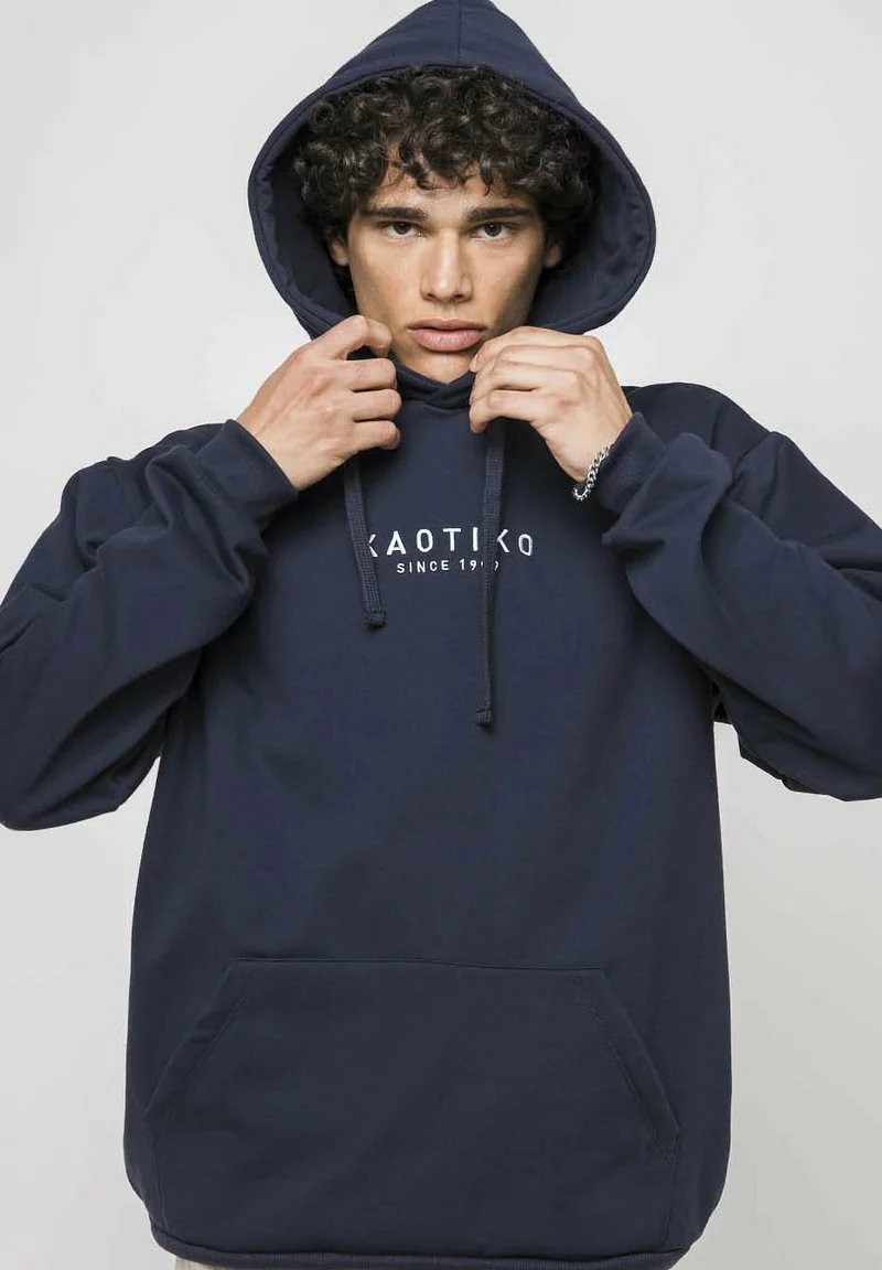 Kaotiko VANCOUVER - Kapuzenpullover - Blau - Herren 4 Kaotiko VANCOUVER - Kapuzenpullover - Blau - Herren – Bild 2